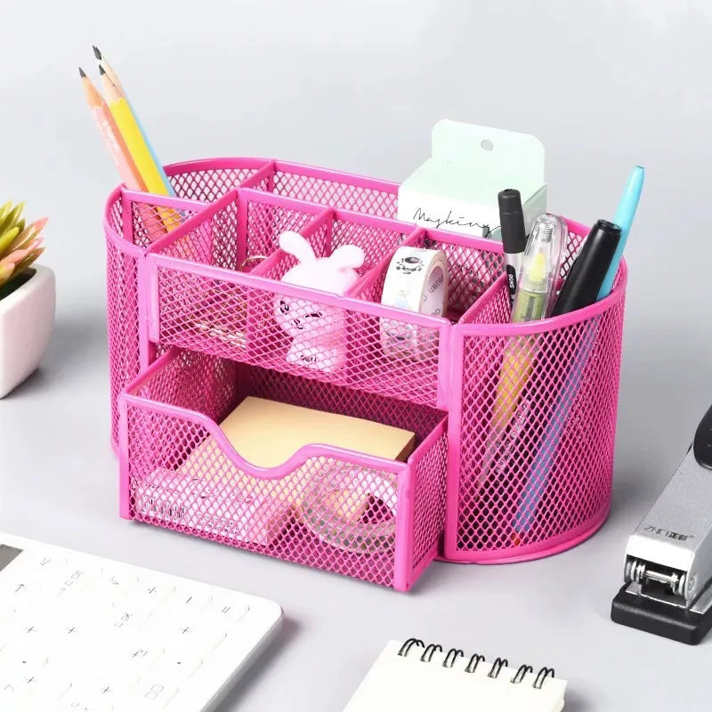 UTORIA Grid 9-Cell Metal Desk Organizer — view 3