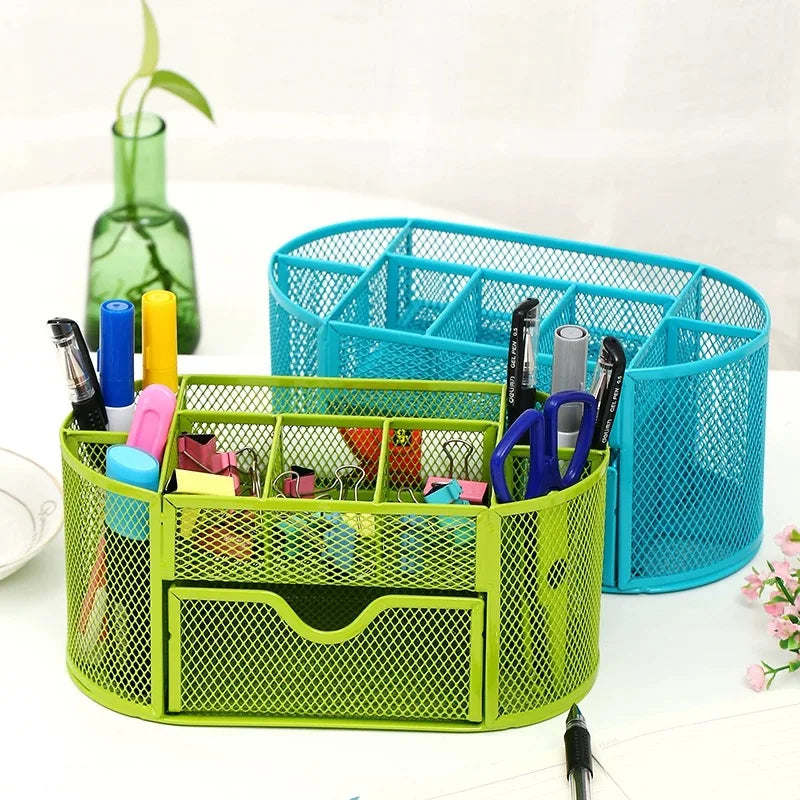 UTORIA Grid 9-Cell Metal Desk Organizer — view 2