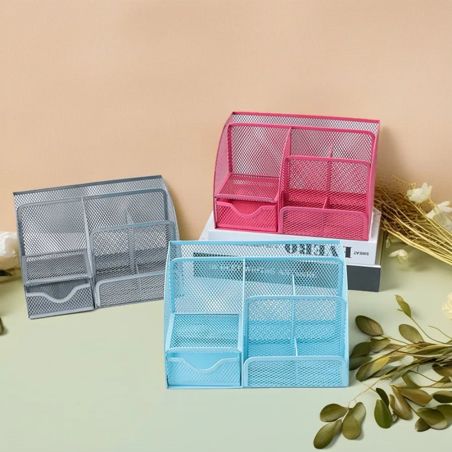 UTORIA Forge Multi-Grid Metal Pen Caddy — view 2