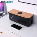 UTORIA Haven Wood Cable Box — view 1