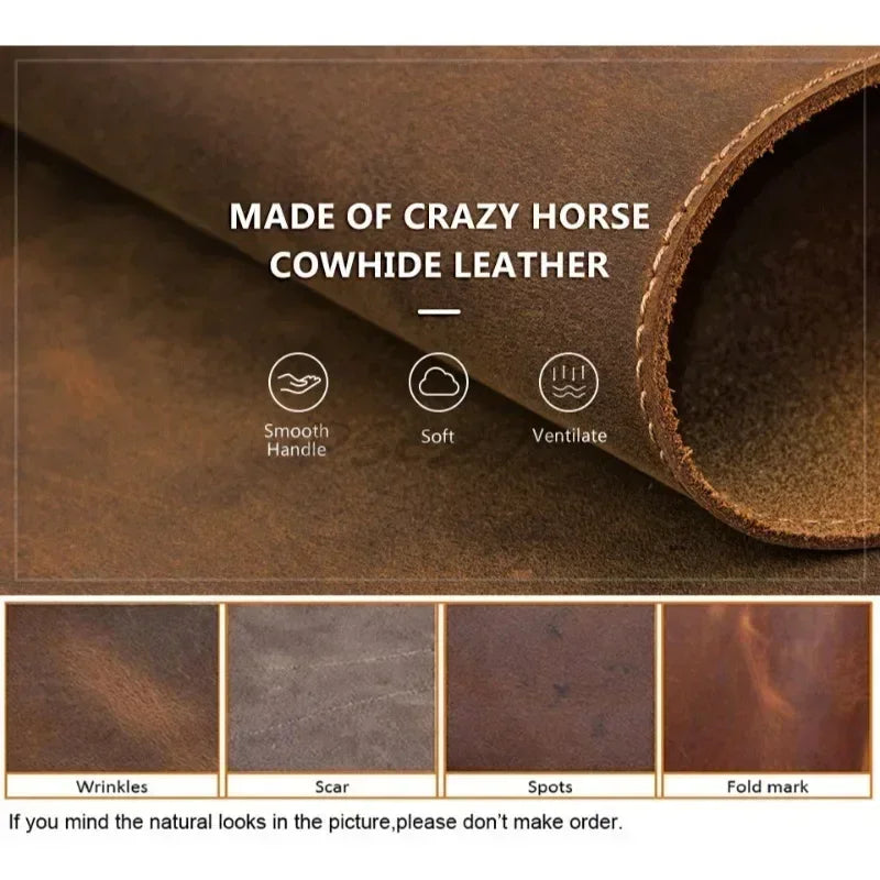 UTORIA Artisan Full-Grain Leather Desk Pad — view 3