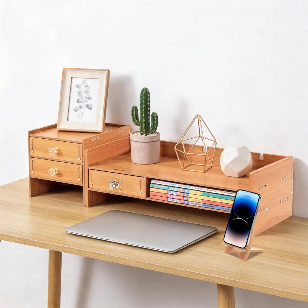 UTORIA Vista Monitor Riser with Drawer — view 1