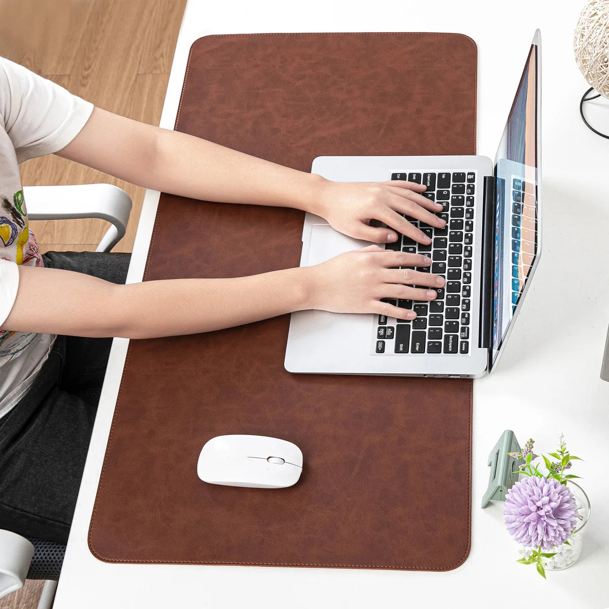 UTORIA Heritage Vegan-Leather Desk Mat — view 3