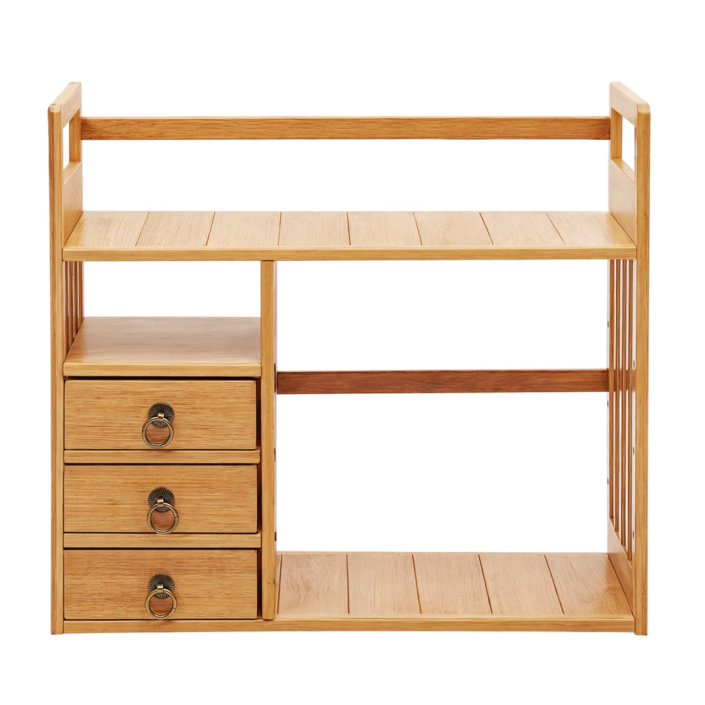 UTORIA Atlas Tiered Bamboo Desk Shelf — view 1