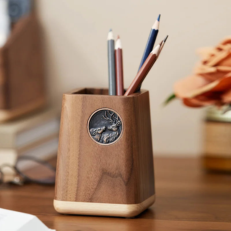 UTORIA Nord Solid Walnut Pen Vessel — view 1