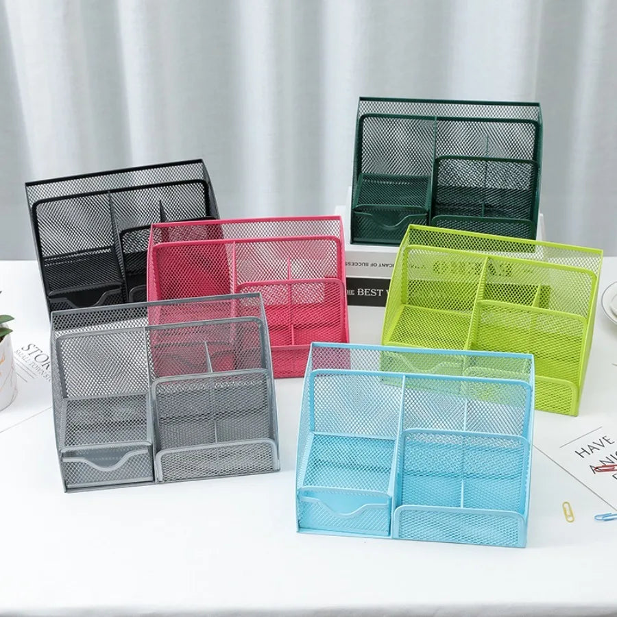 UTORIA Forge Multi-Grid Metal Pen Caddy — view 4
