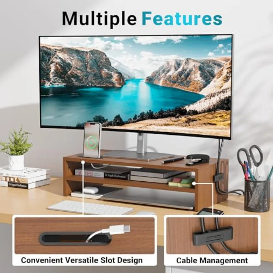 UTORIA Terrace Dual-Tier Monitor Riser — view 4